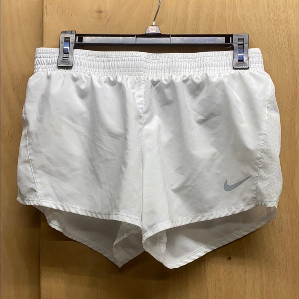 Nike White Athletic Shorts